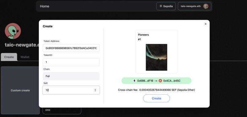 Tokenbound-chainlink – screenshot 4