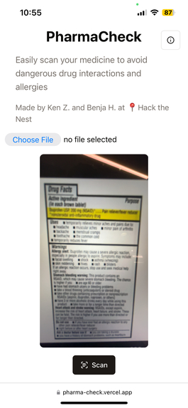 PharmaCheck – screenshot 1