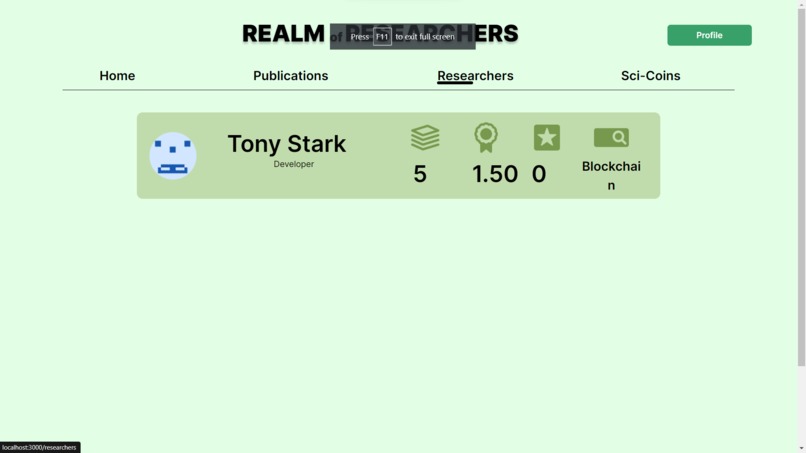 RealmOfResearchers – screenshot 1