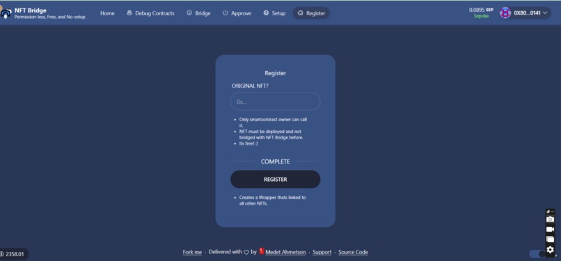 NFT Bridge (https://nft-bridge.net) – screenshot 9