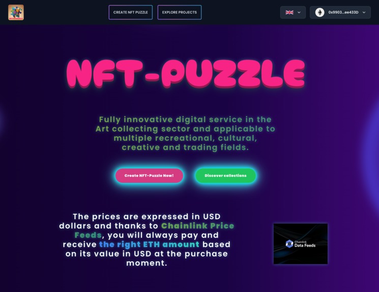 NFT-PUZZLE – screenshot 1