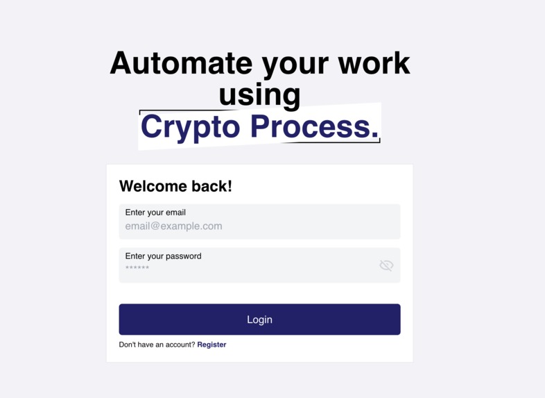 Crypto Process – screenshot 1
