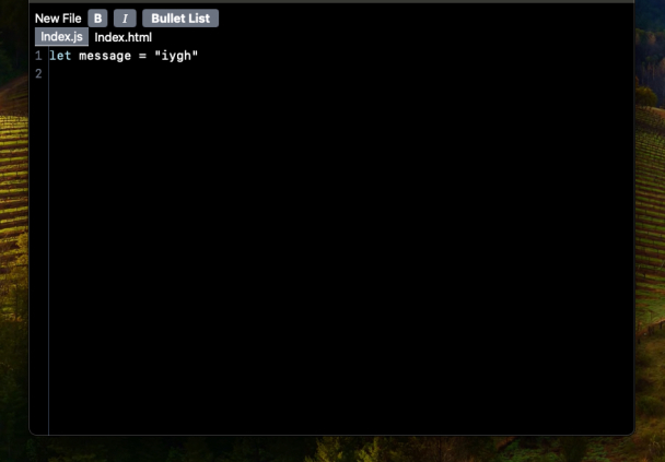 DevNote – screenshot 2