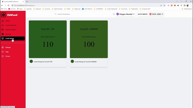 Decentralised ChitFund – screenshot 7