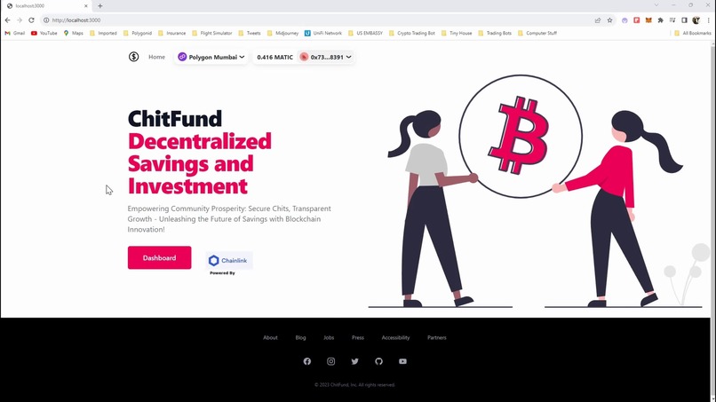 Decentralised ChitFund – screenshot 1