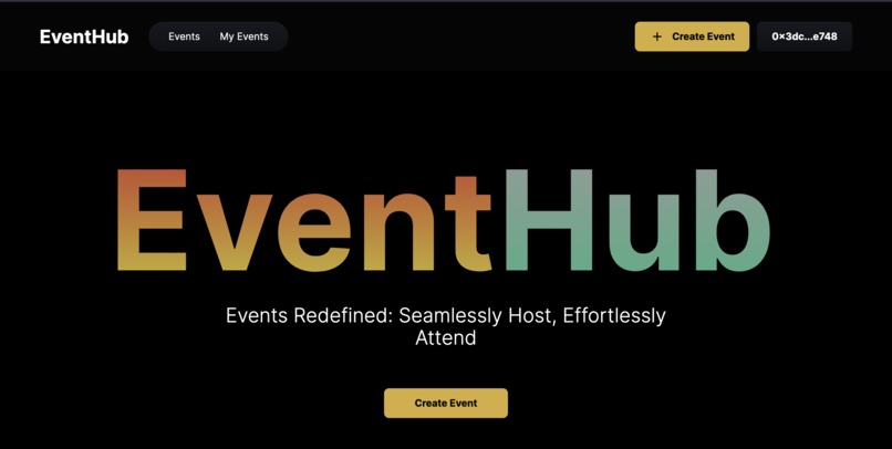 EventHub – screenshot 1