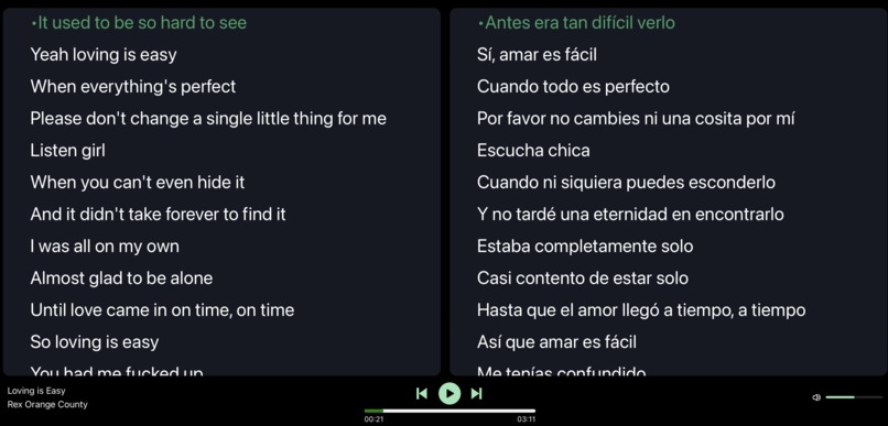 Polyglotify – screenshot 2