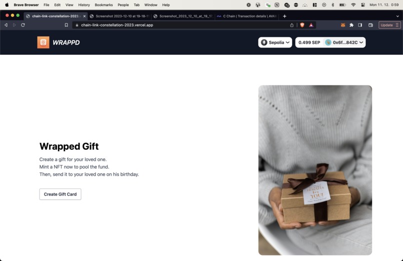 Wrappd – screenshot 1