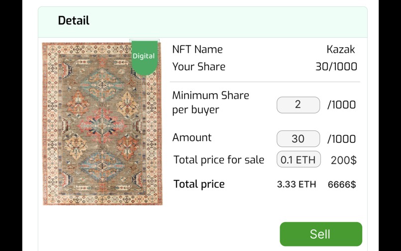 Narpet: Fractionalized NFTs and Marketplace for RWAs – screenshot 6