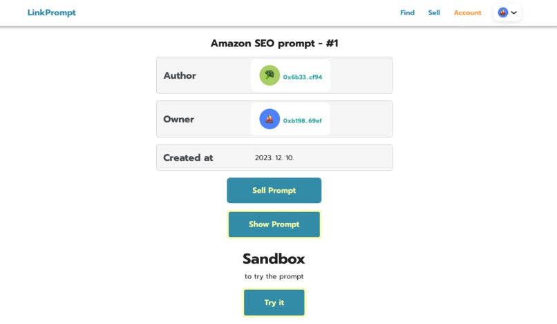 LinkPrompt – screenshot 2
