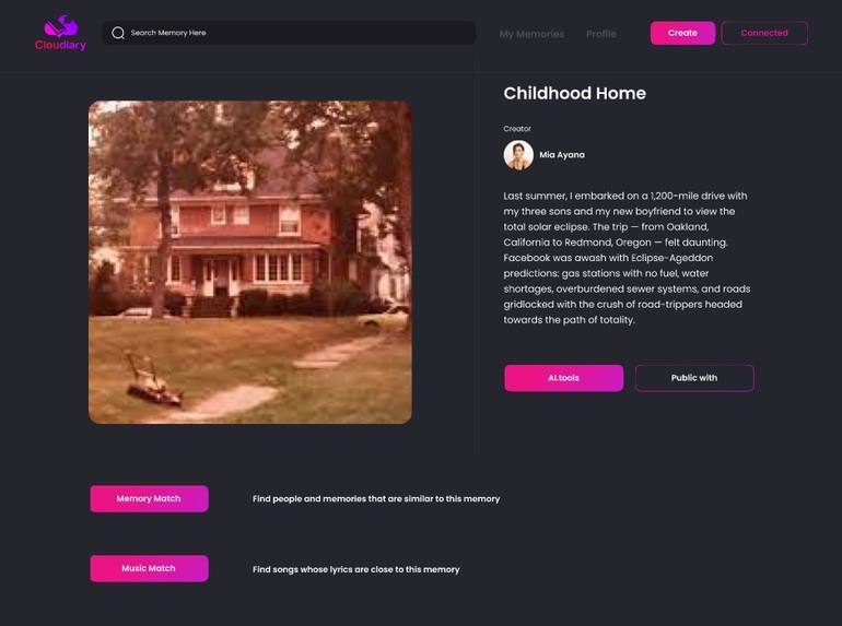 CloudDiary – screenshot 2