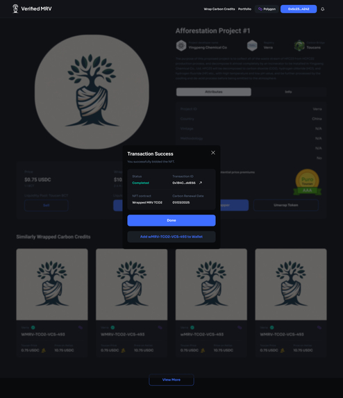 Verified MRV – screenshot 8