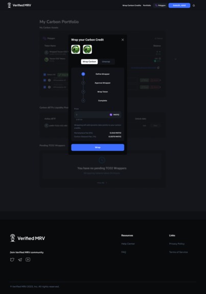 Verified MRV – screenshot 4