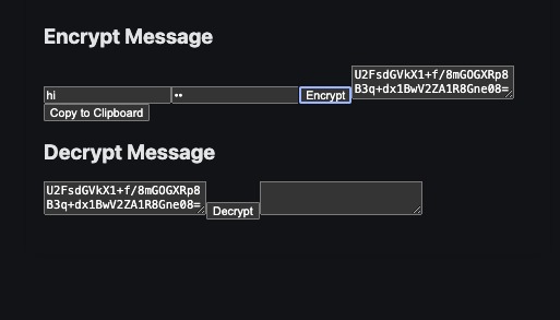 CCIP Encrypted Messaging – screenshot 1
