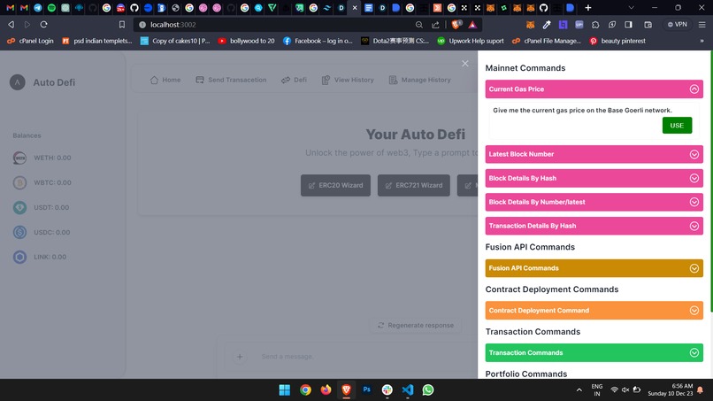 AutoDefi – screenshot 1