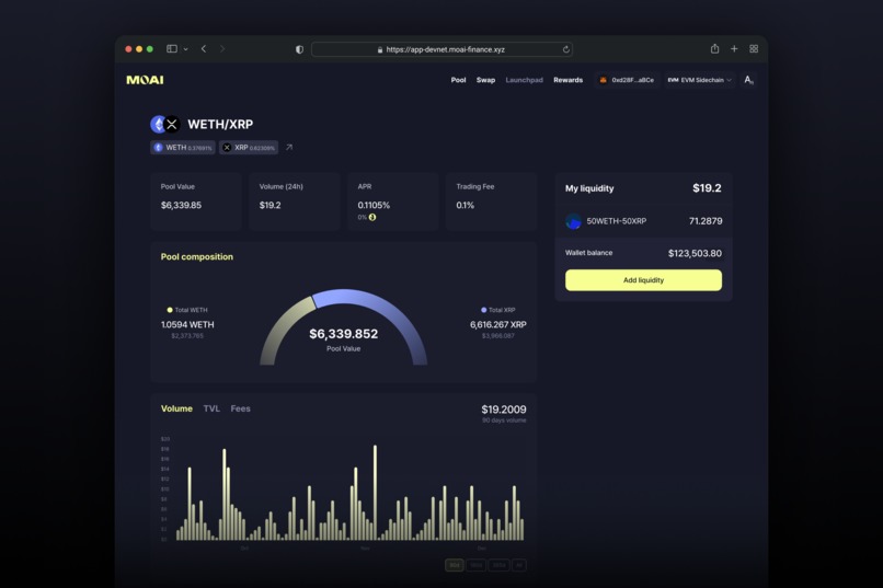 Moai Finance – screenshot 2
