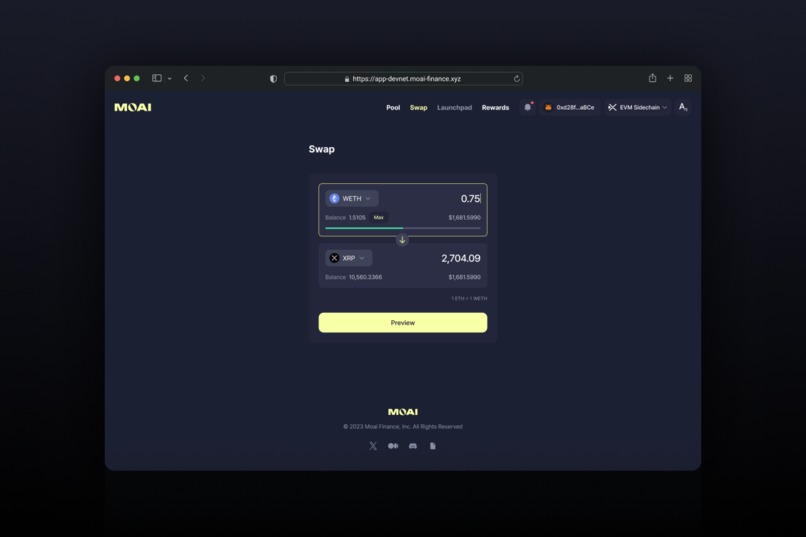 Moai Finance – screenshot 3