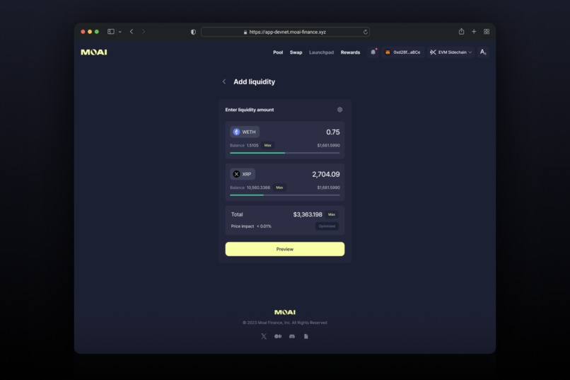 Moai Finance – screenshot 4