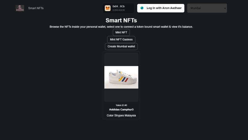 ShopandInvestwithSmartNFTs – screenshot 2