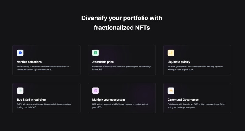 NFT Shares – screenshot 2