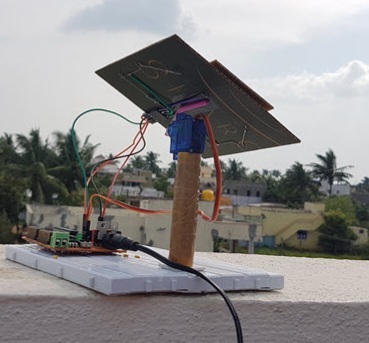 Sunlight tracking solarpanel – screenshot 1