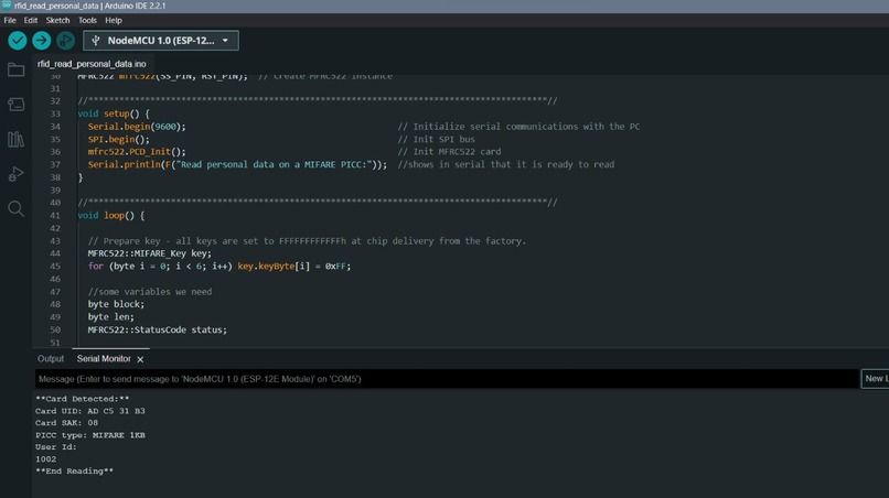 SecurePass: Blockchain RFID based ticketing system – screenshot 1