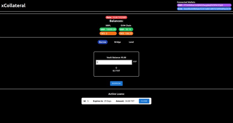 xCollateral – screenshot 1