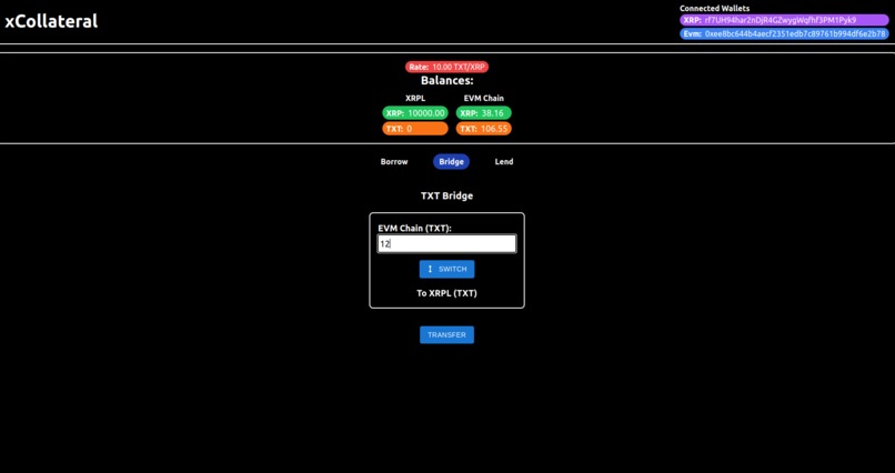 xCollateral – screenshot 2