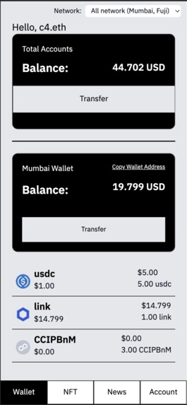Non Custodian Multi-Chain Smart Wallet – screenshot 2
