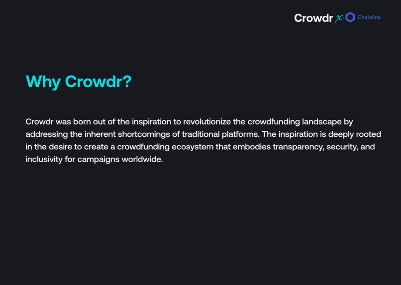 Crowdr - A blockchain based crowd-funding Platform – screenshot 2