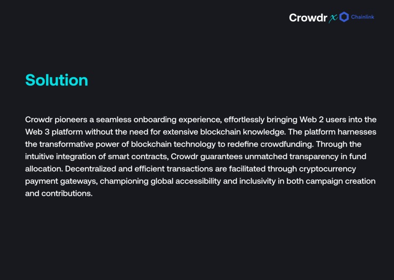 Crowdr - A blockchain based crowd-funding Platform – screenshot 3
