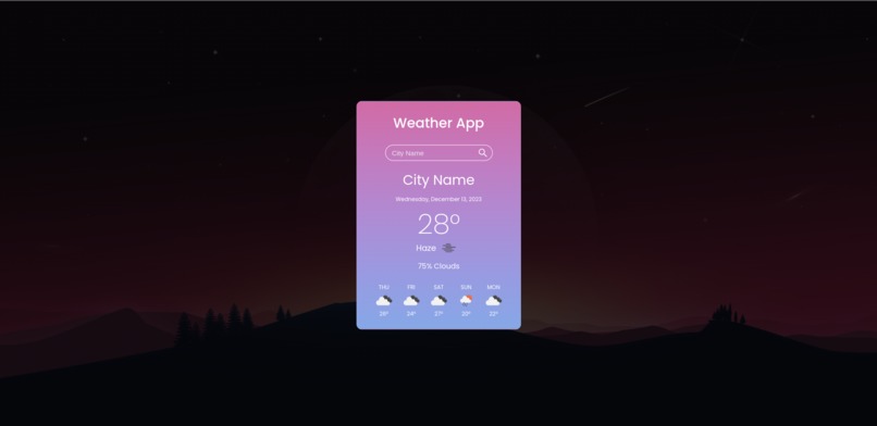 Weather App – screenshot 1