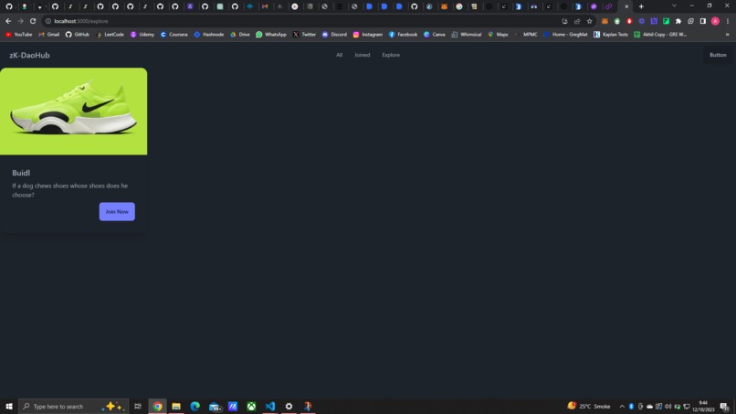 DaoHub – screenshot 2