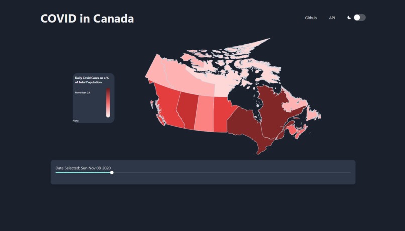 COVID Canada Tracker – screenshot 1