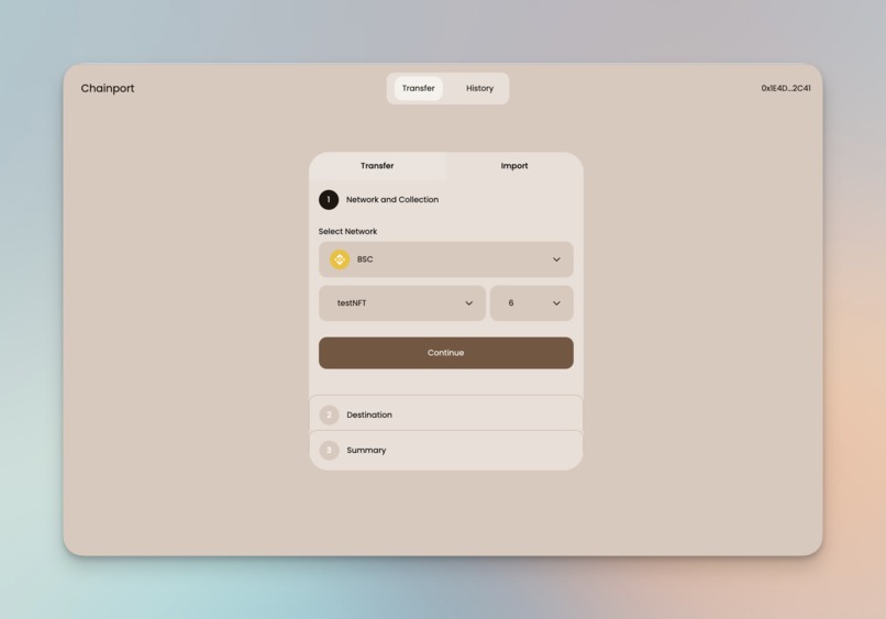 ChainPort – screenshot 2
