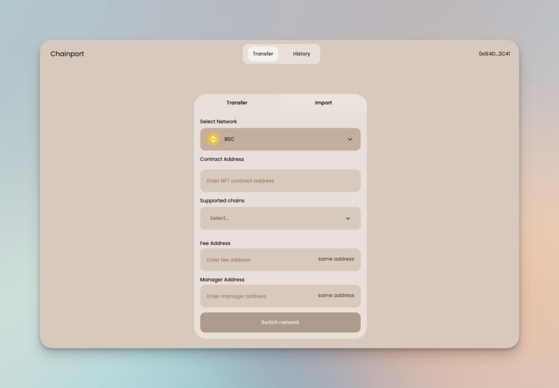 ChainPort – screenshot 3
