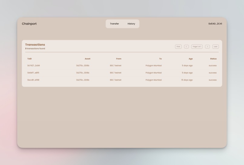 ChainPort – screenshot 4