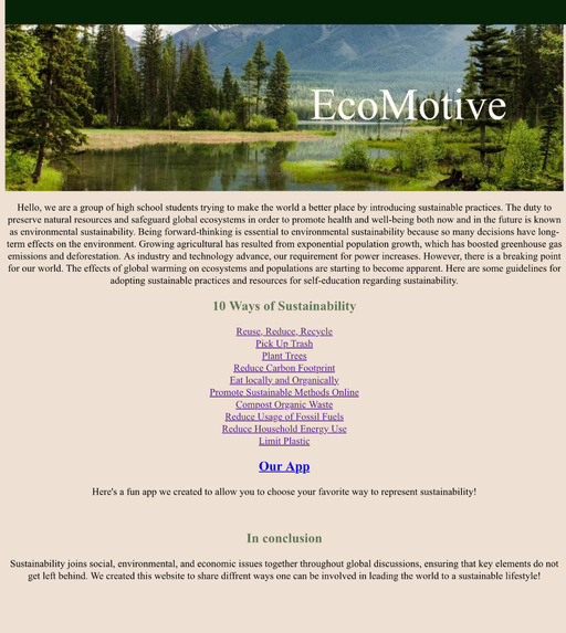 EcoMotive – screenshot 1