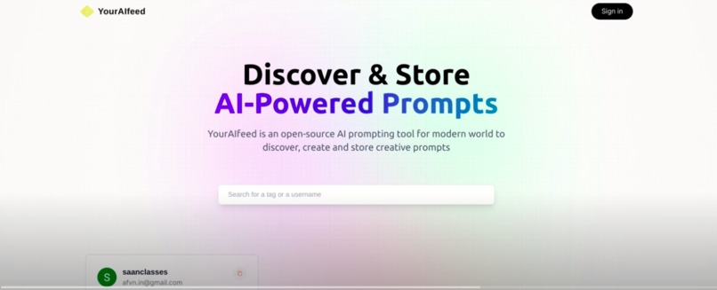 PromptFeed – screenshot 1
