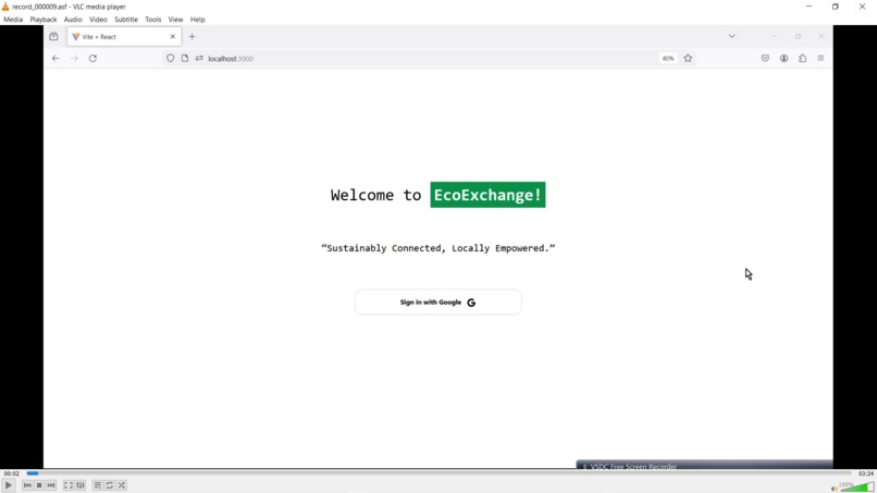 EcoExchange – screenshot 2