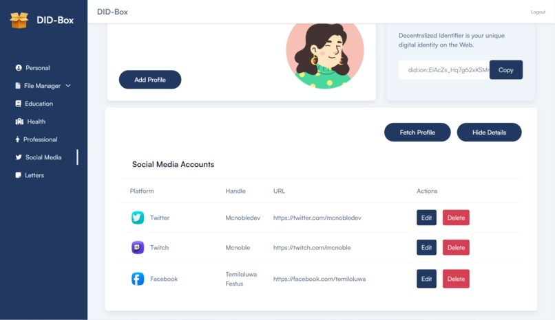 DID-Box – screenshot 24