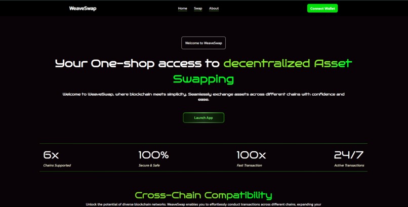 WeaveSwap – screenshot 1
