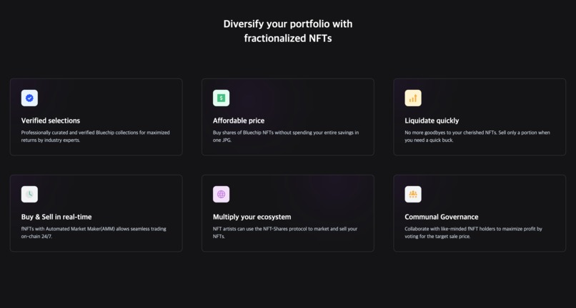 NFT Shares – screenshot 2