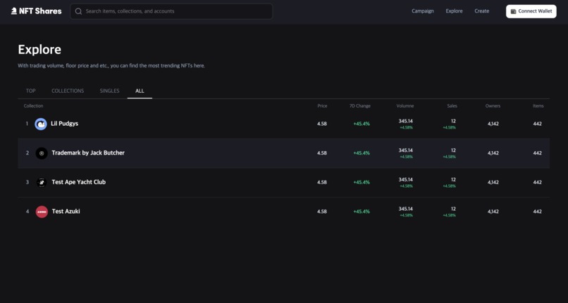 NFT Shares – screenshot 4
