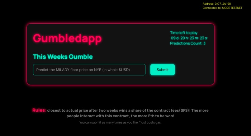 Gumbledapp – screenshot 1