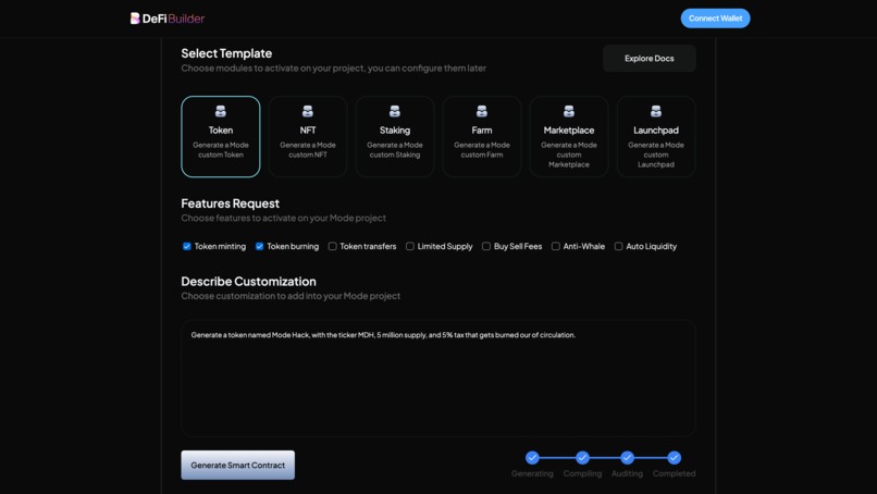 DeFi Builder – screenshot 3