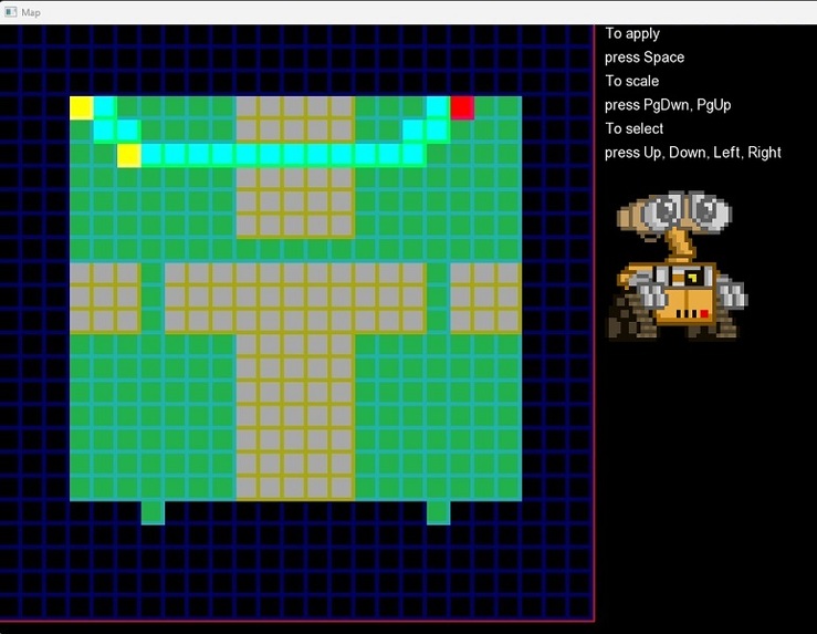 Exploring Path-Finding Algorithms for Wall-E – screenshot 3
