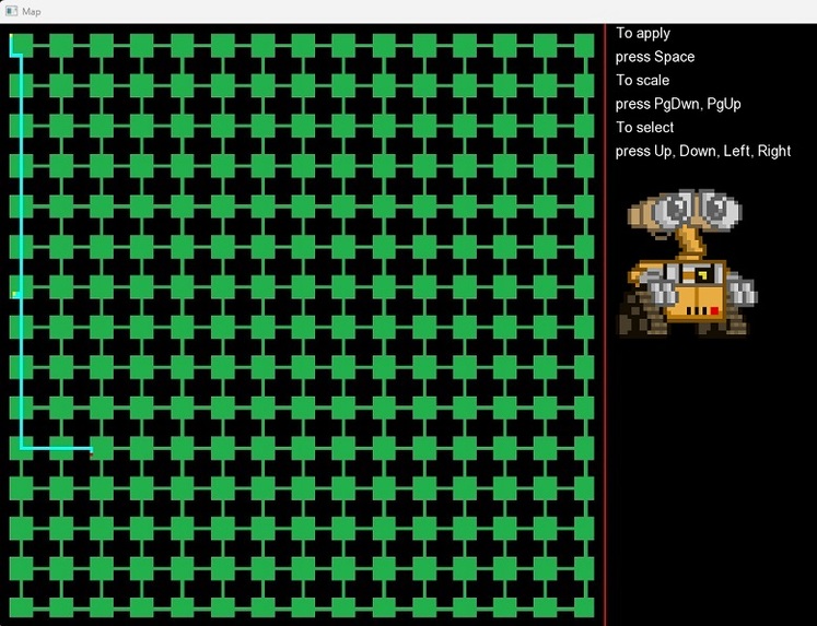 Exploring Path-Finding Algorithms for Wall-E – screenshot 4
