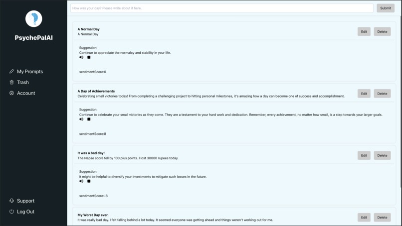 PsychePalAI – screenshot 1