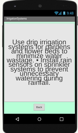 Water Conservation App – screenshot 1